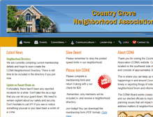 Tablet Screenshot of countrygrove.org